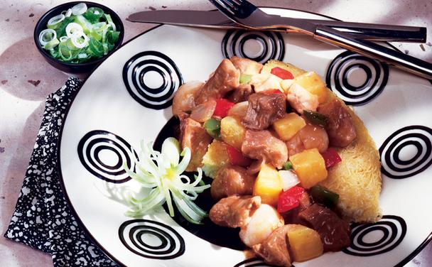 Lychee Sweet and Sour Pork